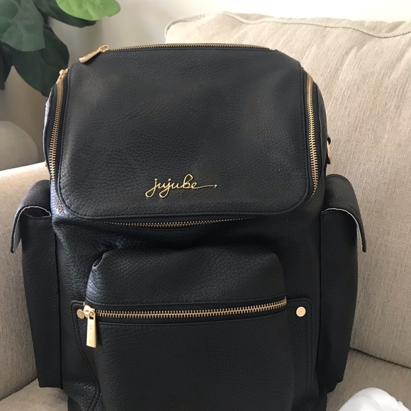 jujube leather backpack